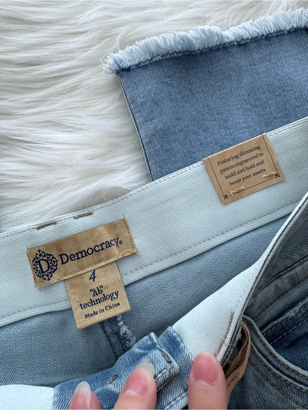 Democracy Women's High-Rise Light Blue Jeans - Picture 6 of 10